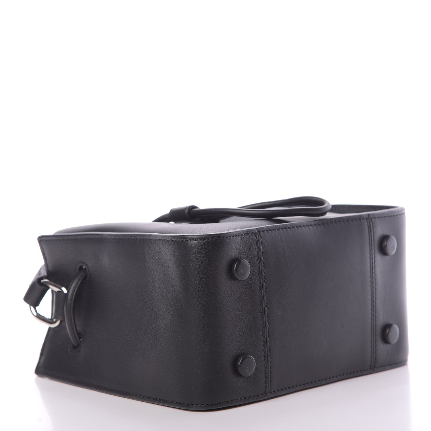 3.1 Phillip Lim Smooth Calfskin Mini Soleil Bucket Bag Black 4 of 11
