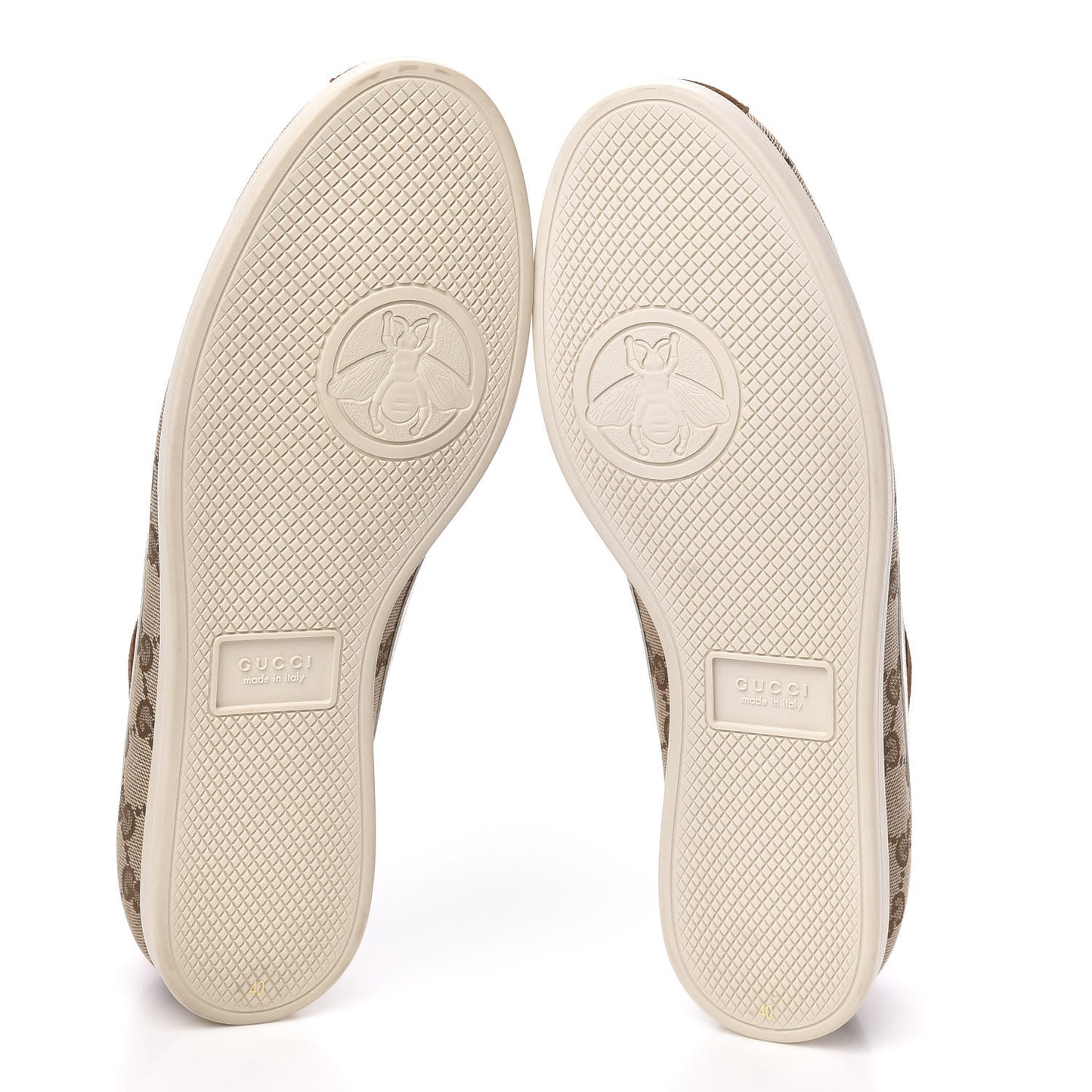 Suede Monogram Web Womens Falacer Sneakers 40 Nocciola Beige Mystic White Hibiscus Red