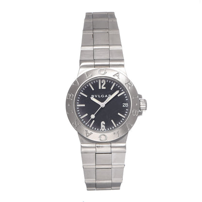 Bulgari Stainless Steel 29mm Diagono Automatic Watch Black 1 of 6