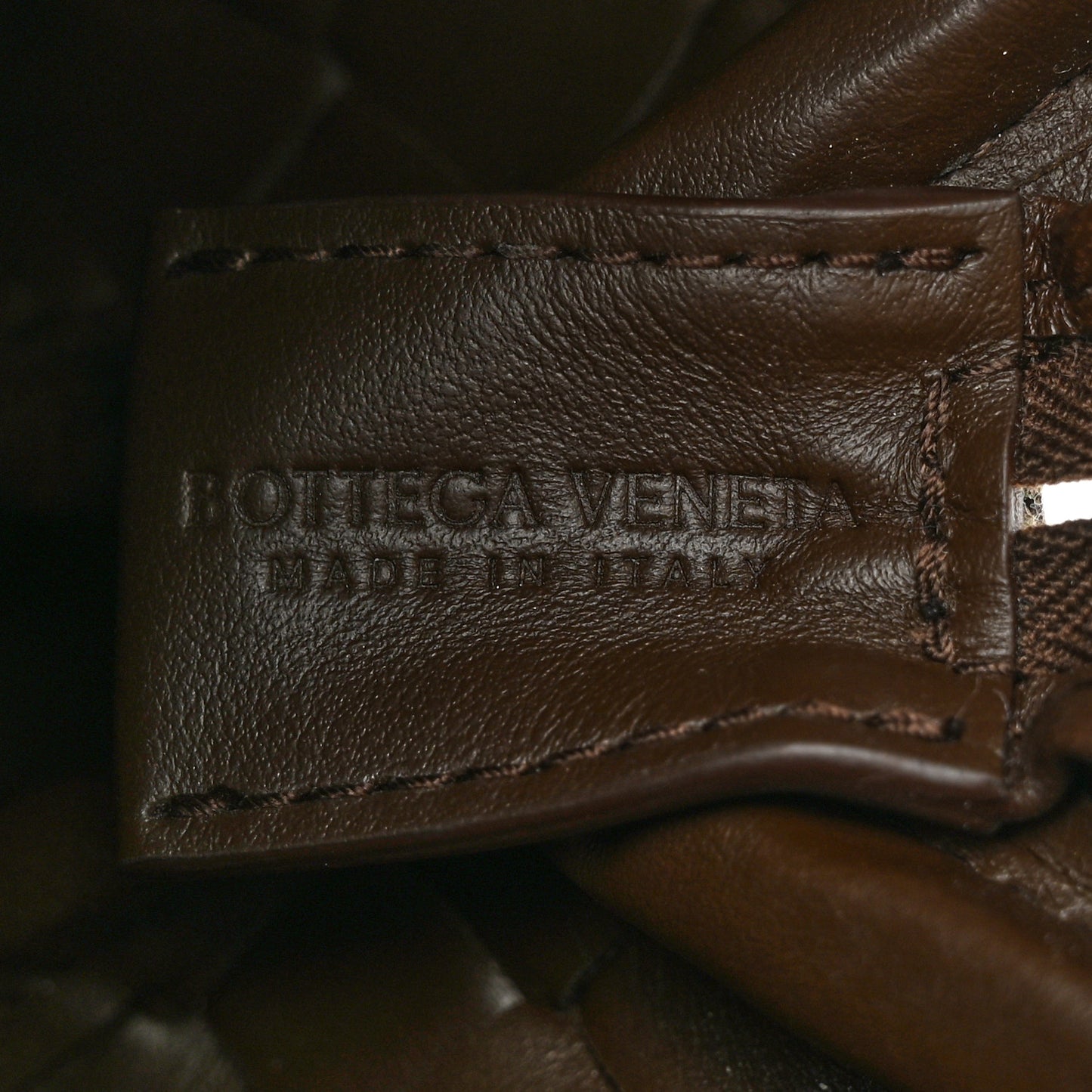 Nappa Intrecciato Mini Loop Camera Bag Light Brown