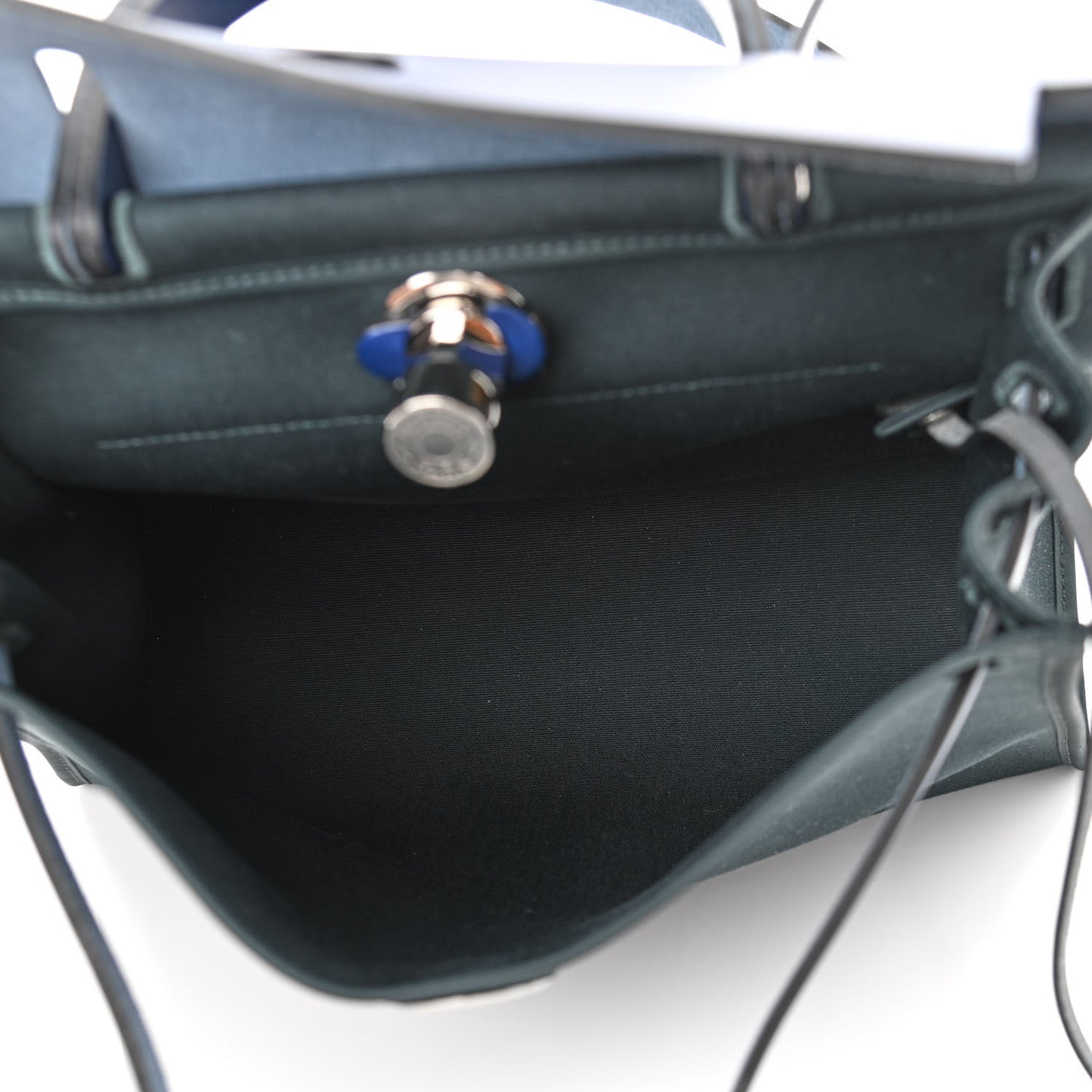Vache Hunter Toile Herbag Zip 31 PM Vert Cypress Bleu Saphir