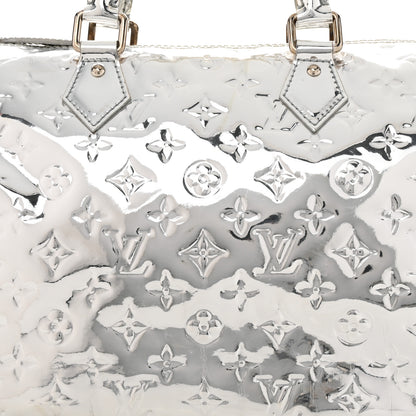Louis Vuitton Monogram Miroir Speedy 30 Silver 7 of 12