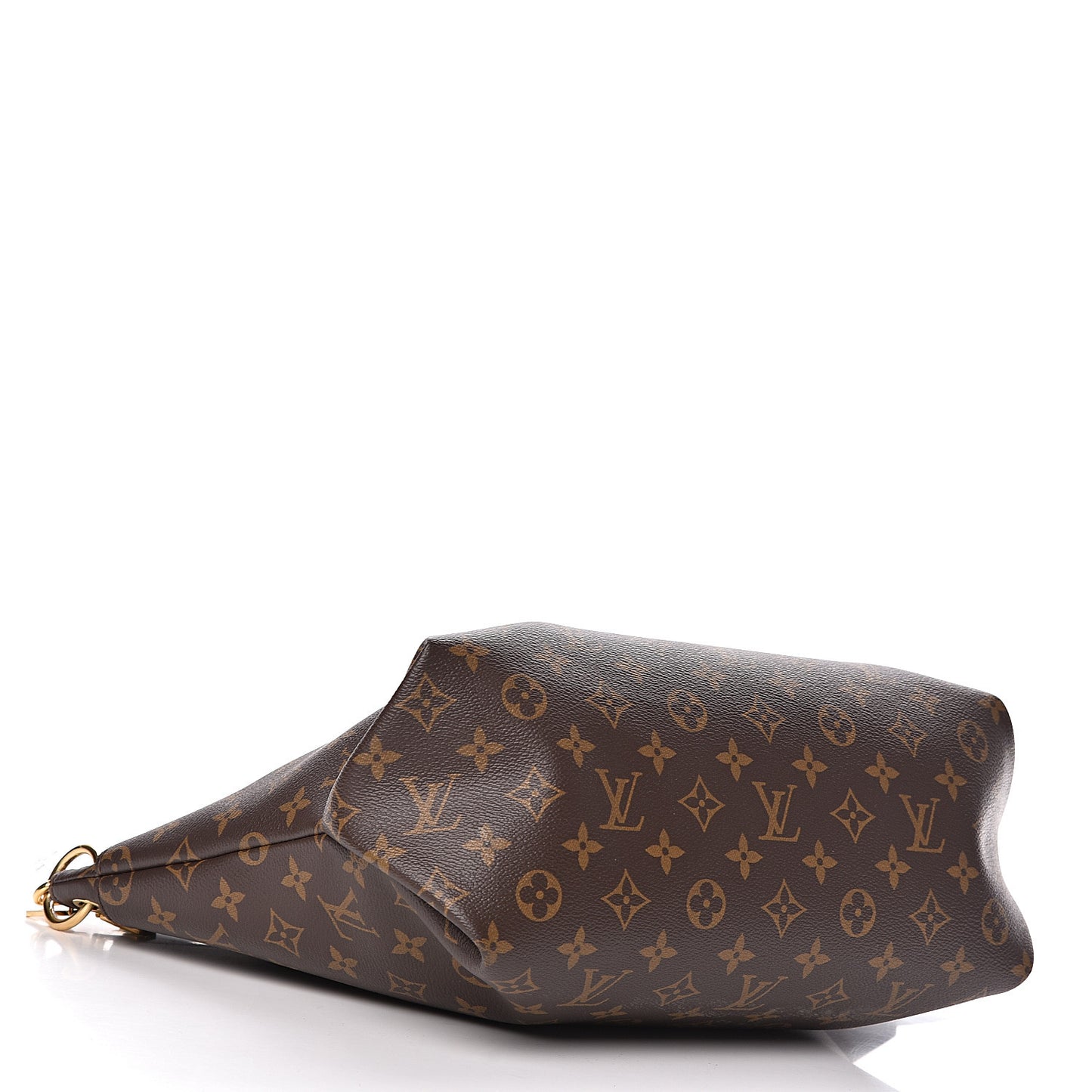 Monogram Flower Zipped Tote MM Black