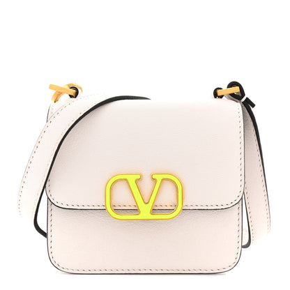 Valentino Garavani Goatskin Micro VSling Shoulder Bag White 1 of 13
