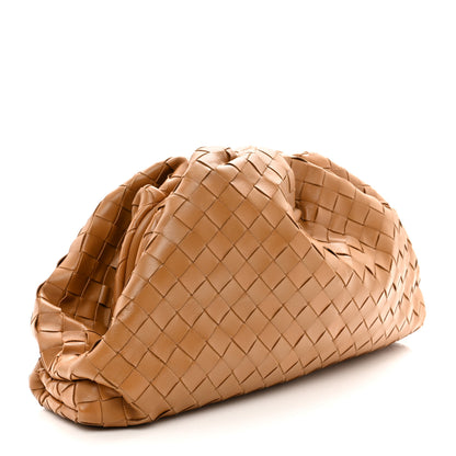 Bottega Veneta Nappa Maxi Intrecciato The Pouch Oversized Clutch Caramel 3 of 10