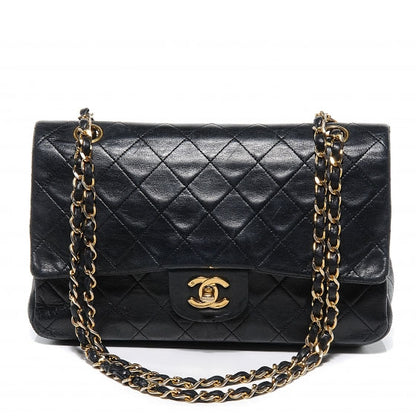 Chanel Lambskin Medium Double Flap Black 1 of 8