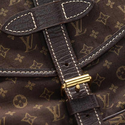 Louis Vuitton Monogram Mini Lin Saumur Ebene 9 of 12