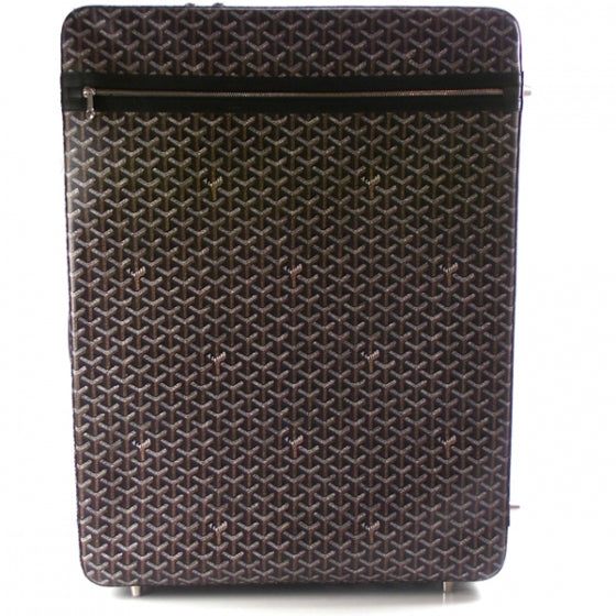 Goyardine Trolley MM Rolling Suitcase Black