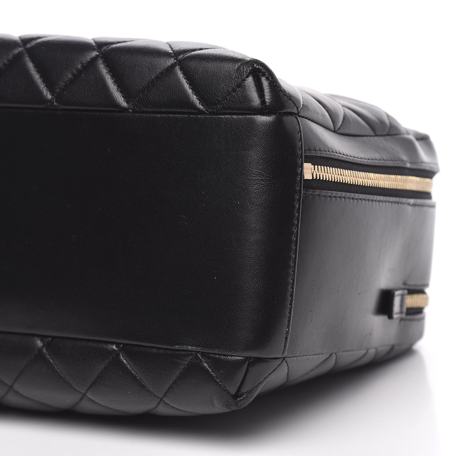 Chanel Lambskin Quilted Large Trendy CC Bowling Bag Black 10 of 11