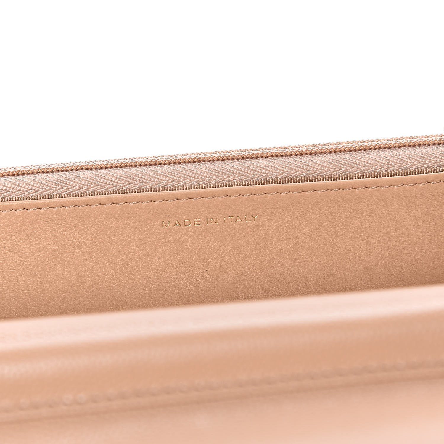 Chanel Caviar Quilted Wallet On Chain WOC Beige 7 of 12
