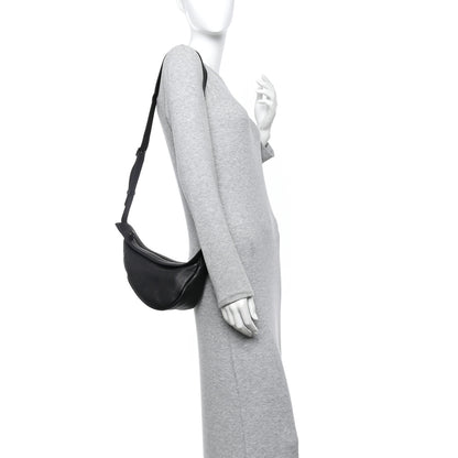 The Row Deerskin Small Slouchy Banana Bag Espresso 2 of 13
