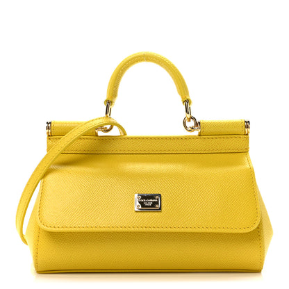 Dolce & Gabbana Dauphine Mini Miss Sicily Bag Yellow 1 of 9