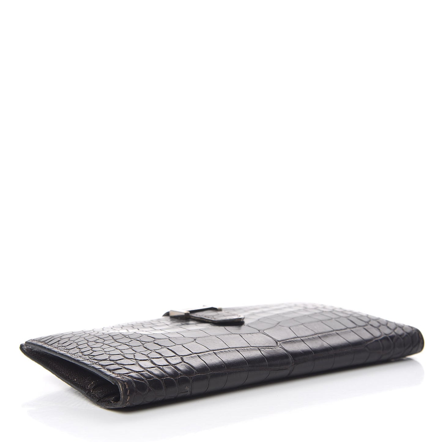 Matte Alligator Bearn Wallet Chocolate