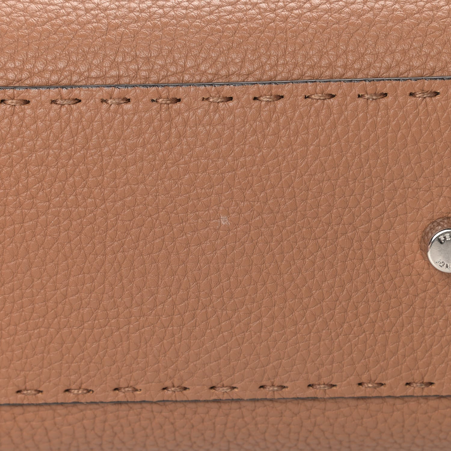 Fendi Cuoio Romano Selleria Bi-Color Medium Peekaboo Iconic Satchel Mou Deserto 7 of 8