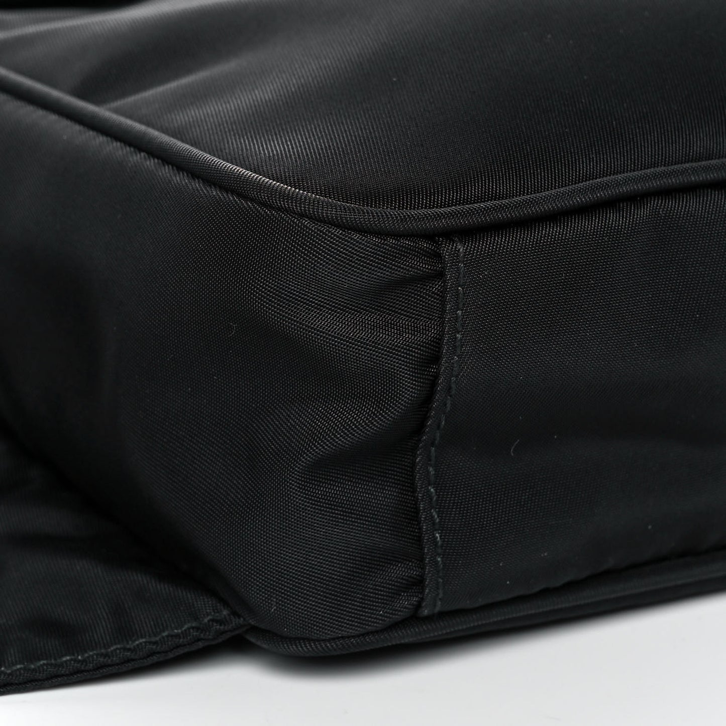 Tessuto Nylon Saffiano Belt Bag Black