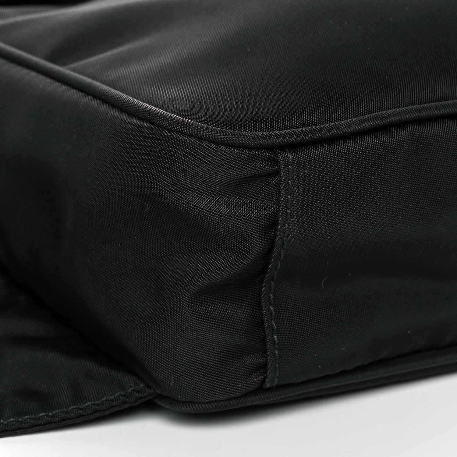 Prada Tessuto Nylon Saffiano Belt Bag Black 10 of 12