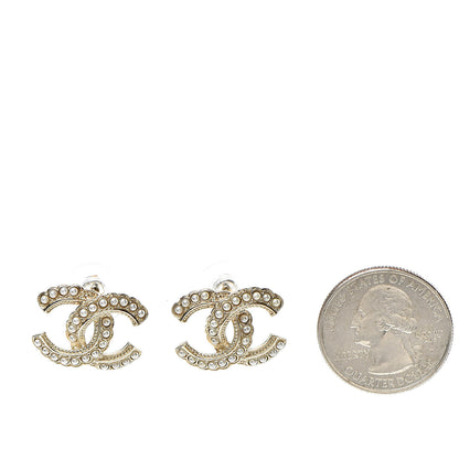 Chanel Pearl Queen of France CC Earrings Gold 2 of 5