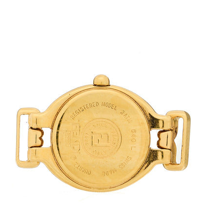 Fendi Stainless Steel Calfskin 24mm Chameleon Change Belt Quartz Watch 4 of 7