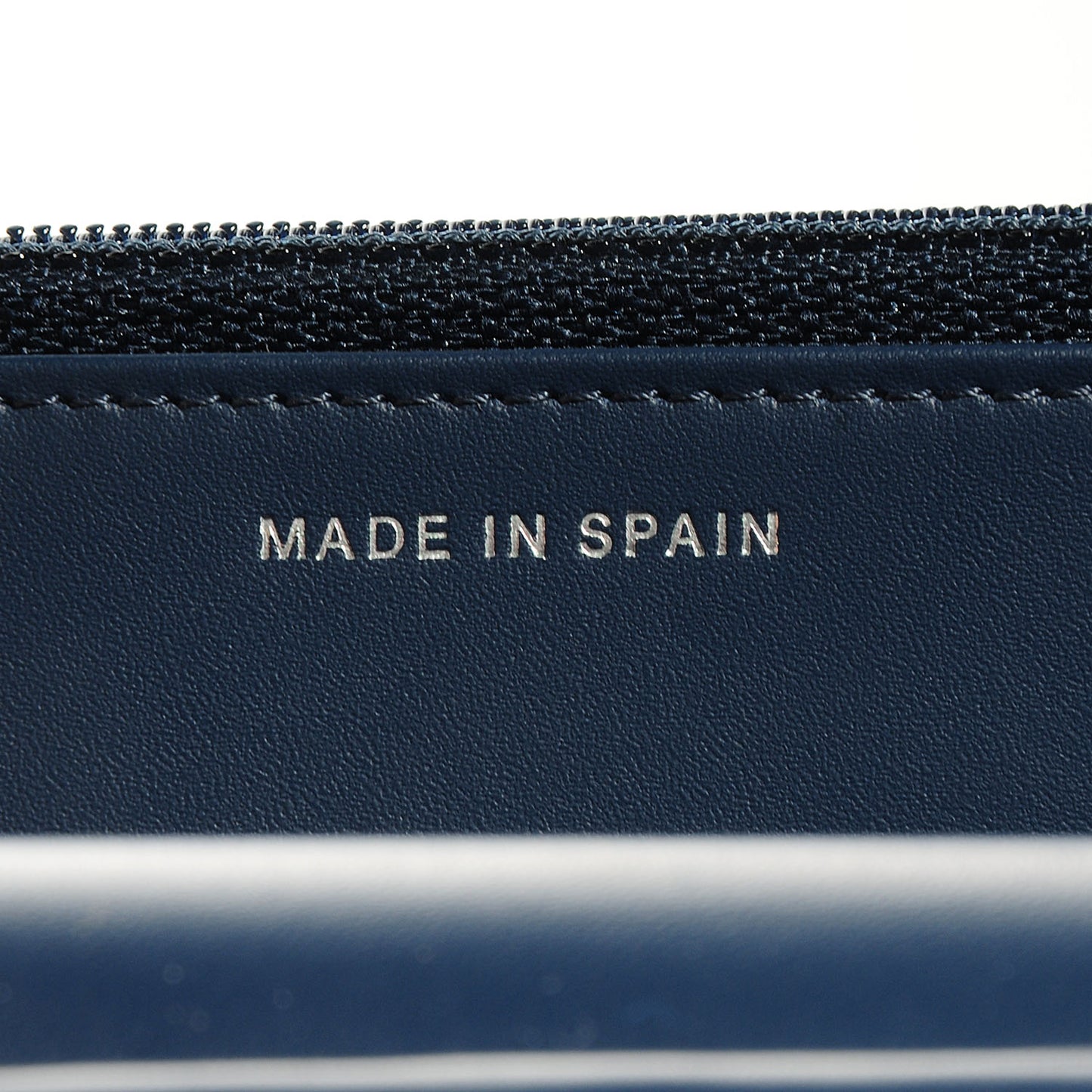 Caviar Timeless CC Wallet on Chain WOC Navy Blue