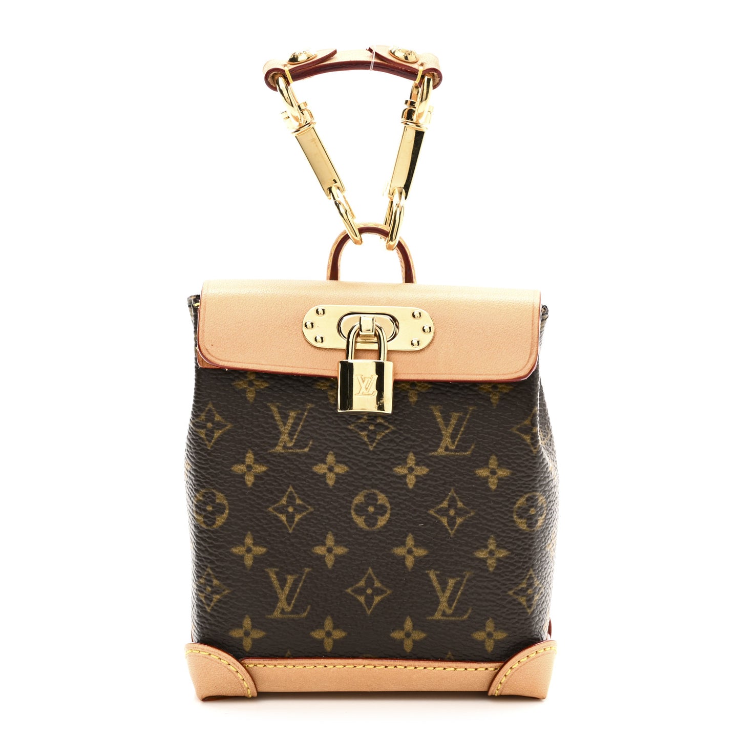 Monogram Mini Steamer Bag Charm