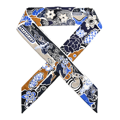 Hermes Silk Bingata Sticker Twilly Marine 1 of 5