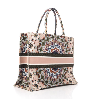 Christian Dior Canvas Embroidered KaleiDioroscopic Book Tote Multicolor 3 of 10