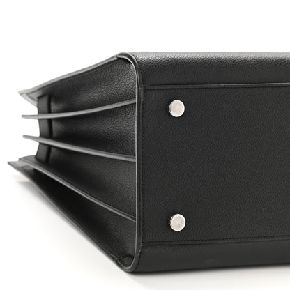 Saint Laurent Grained Calfskin Small Sac De Jour Black 9 of 10
