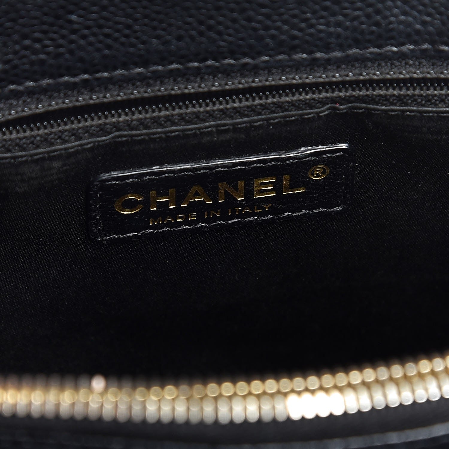 Chanel Caviar Quilted Grand Shopping Tote GST Black 6 of 11