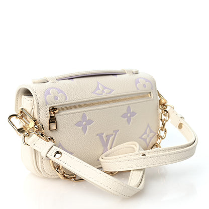 Louis Vuitton Empreinte Monogram Giant Pochette Metis East West Latte Bubble Tea 3 of 9