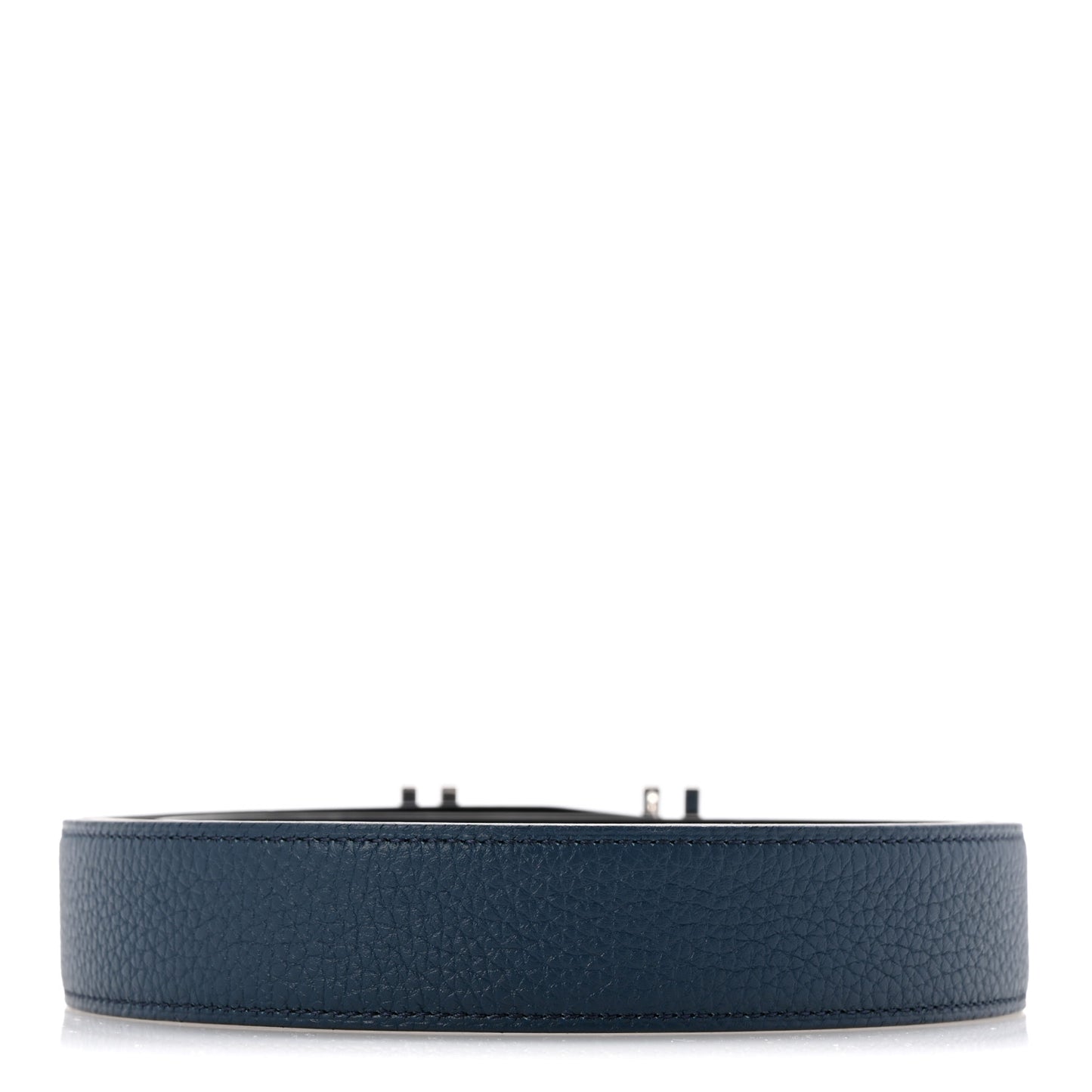 Box Togo 32mm Au Carre H Belt 100 40 Black Bleu De Prusse
