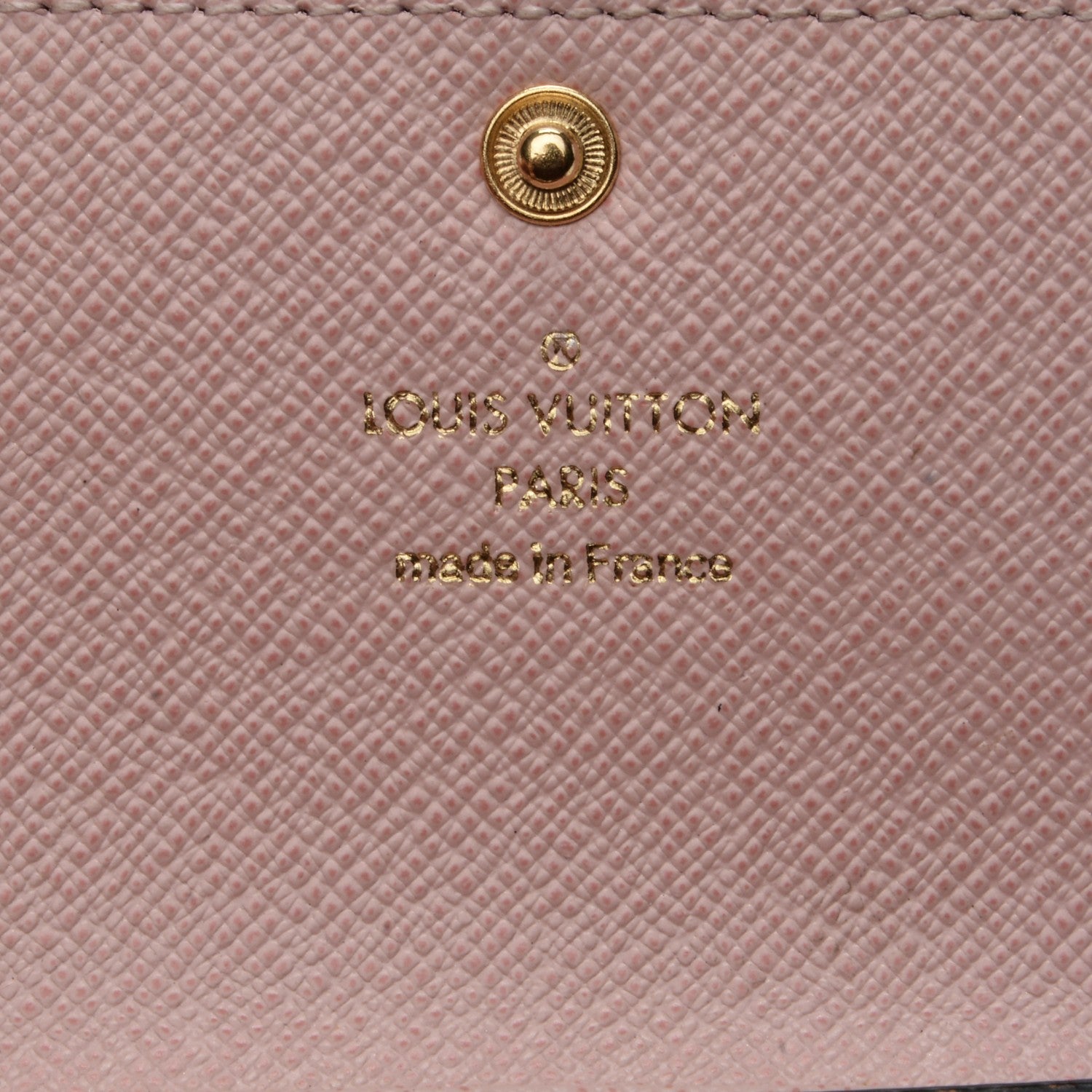 Louis Vuitton Damier Ebene Multicles 6 Key Holder Rose Ballerine 6 of 6