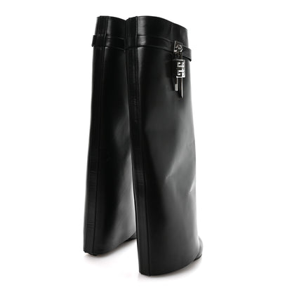 Givenchy Calfskin Shark Lock Pant Boots 38 Black 4 of 6