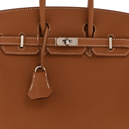 Hermes Togo Birkin 25 Gold 8 of 11