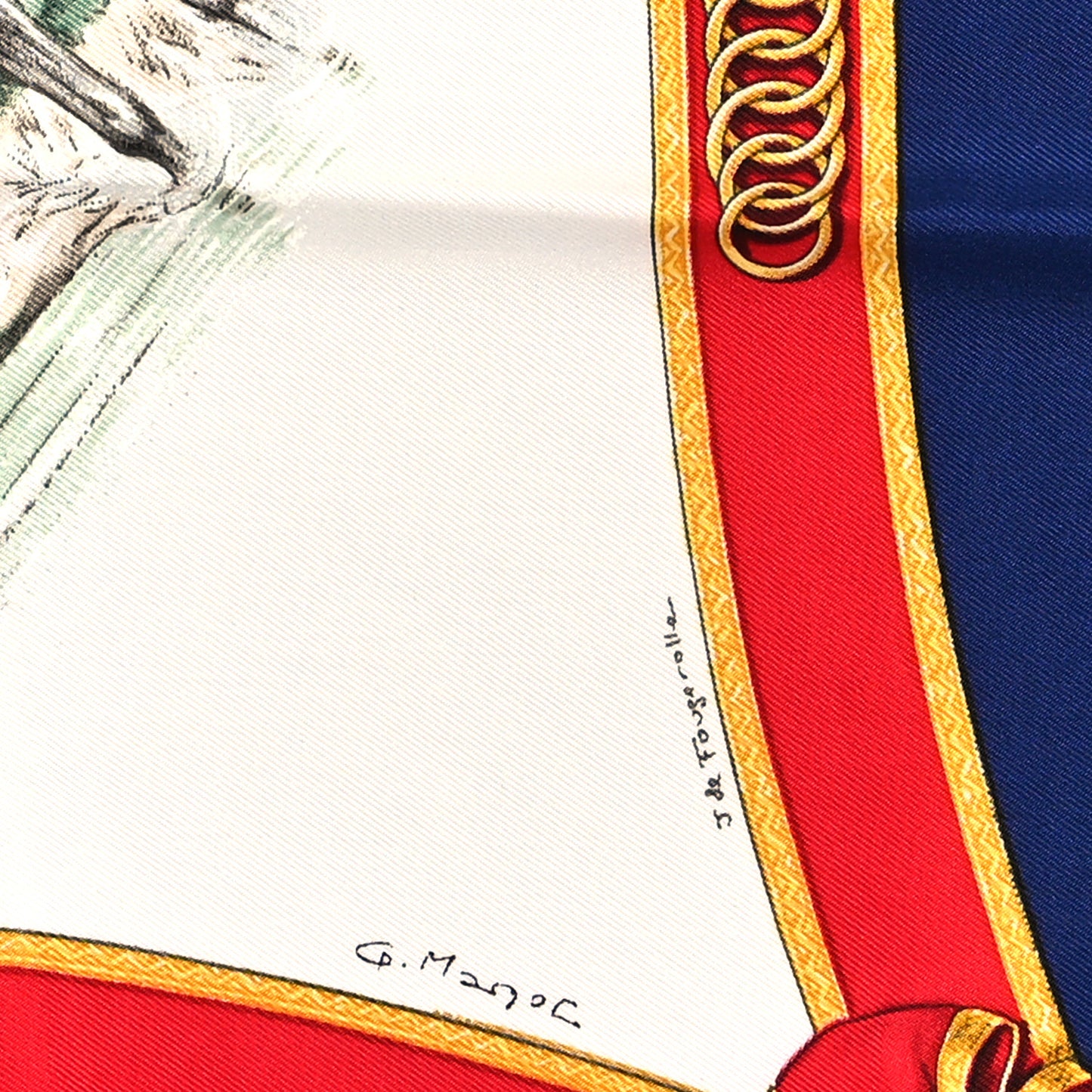 Silk Les General L'Hotte Scarf 90