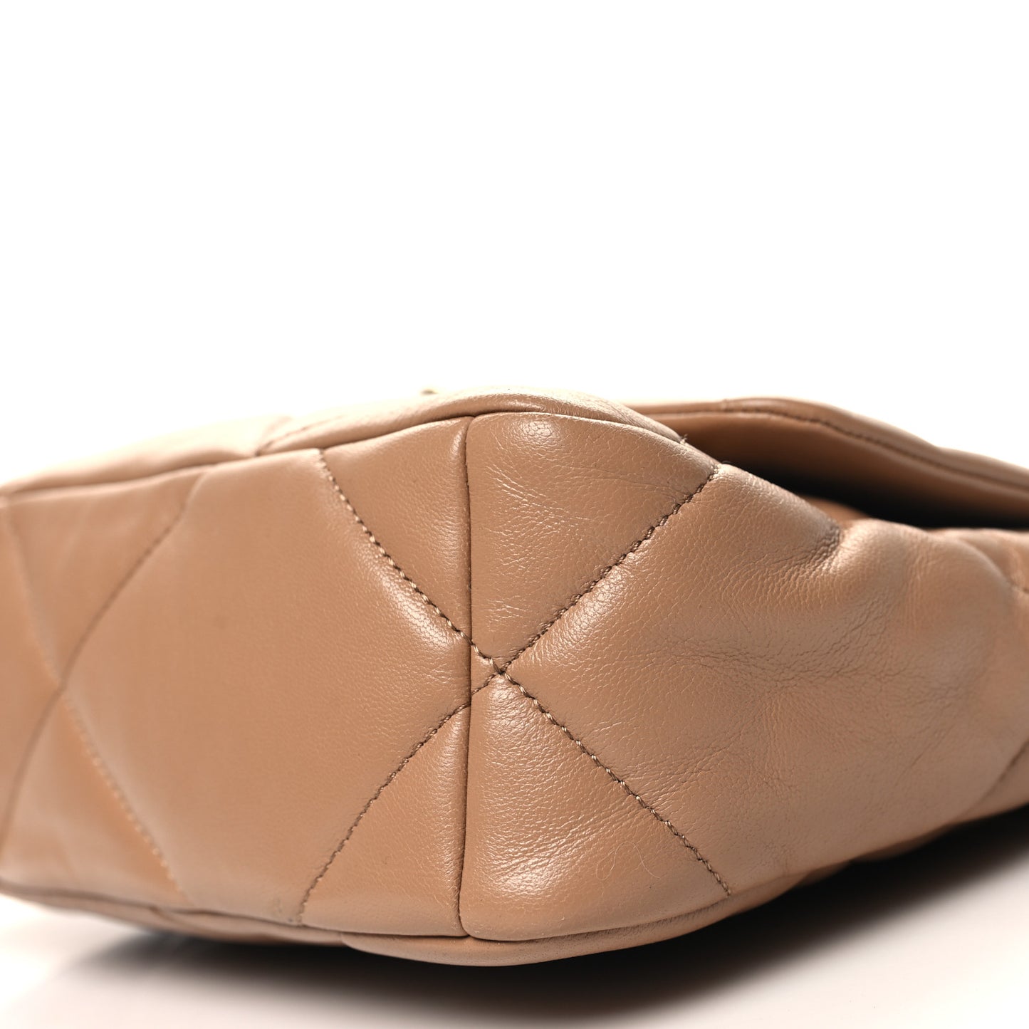 Lambskin Quilted Medium Chanel 19 Flap Brown
