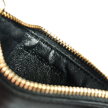 Saint Laurent Calfskin 5 Fragments Zip Pouch Card Holder Black 8 of 8