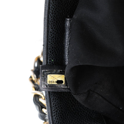 Chanel Caviar Quilted Petit Shopping Tote PST Black 7 of 9