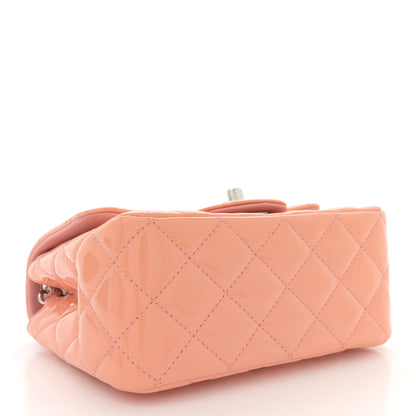 Chanel Patent Quilted Mini Square Flap Pink 4 of 11