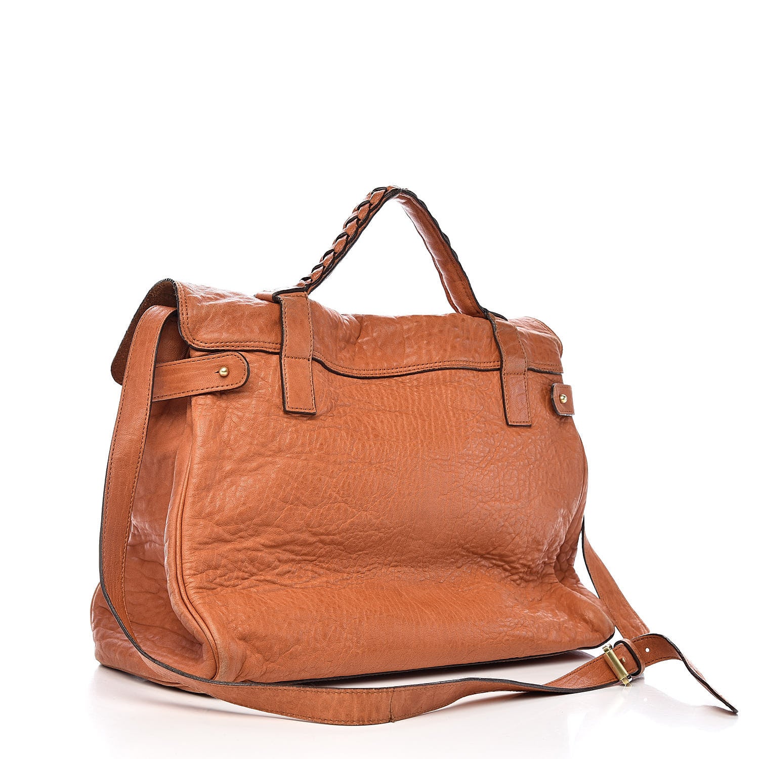 Mulberry Large Grain Nappa Oversized Alexa Pumpkin 3 of 16