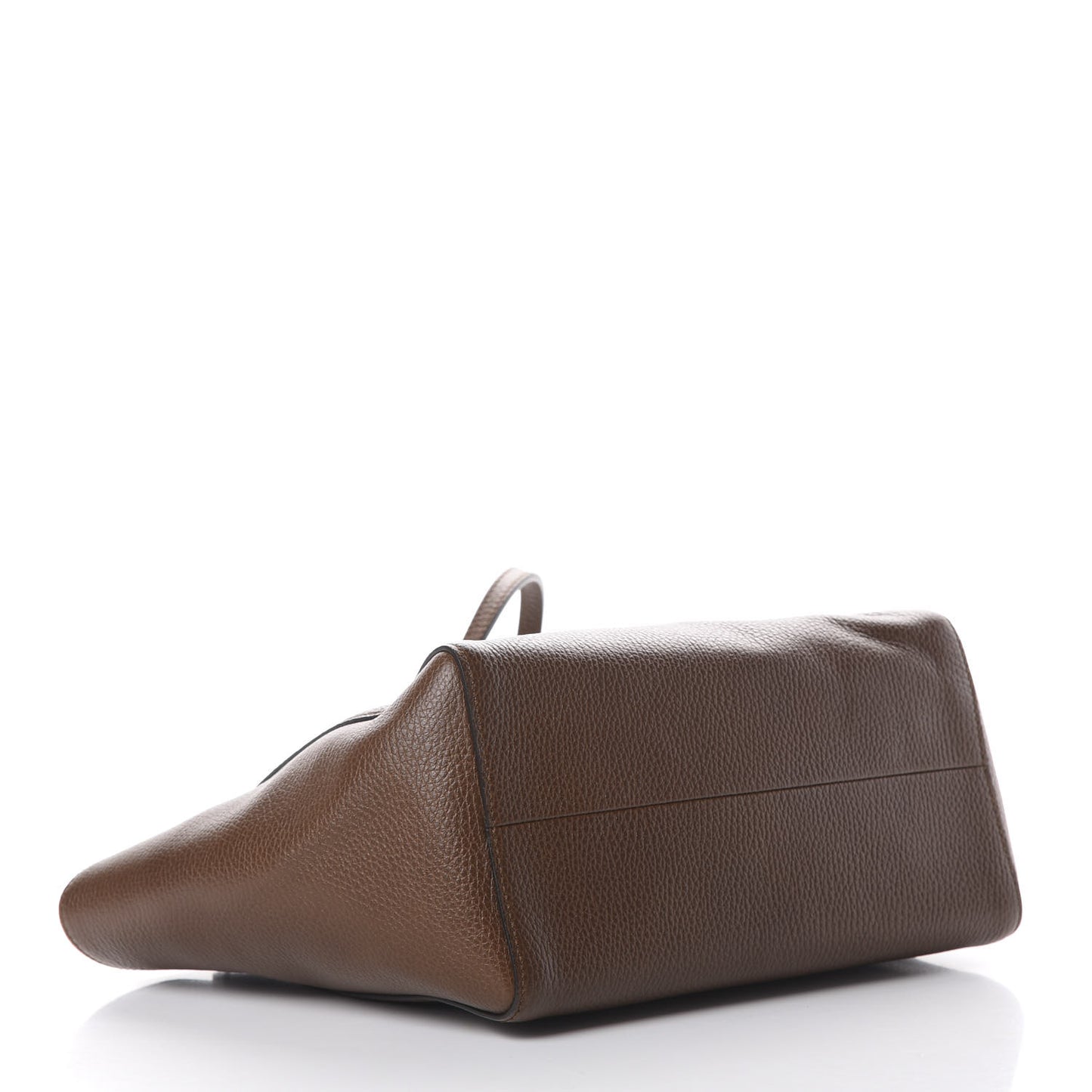Dollar Calfskin Small Swing Tote Nut Brown