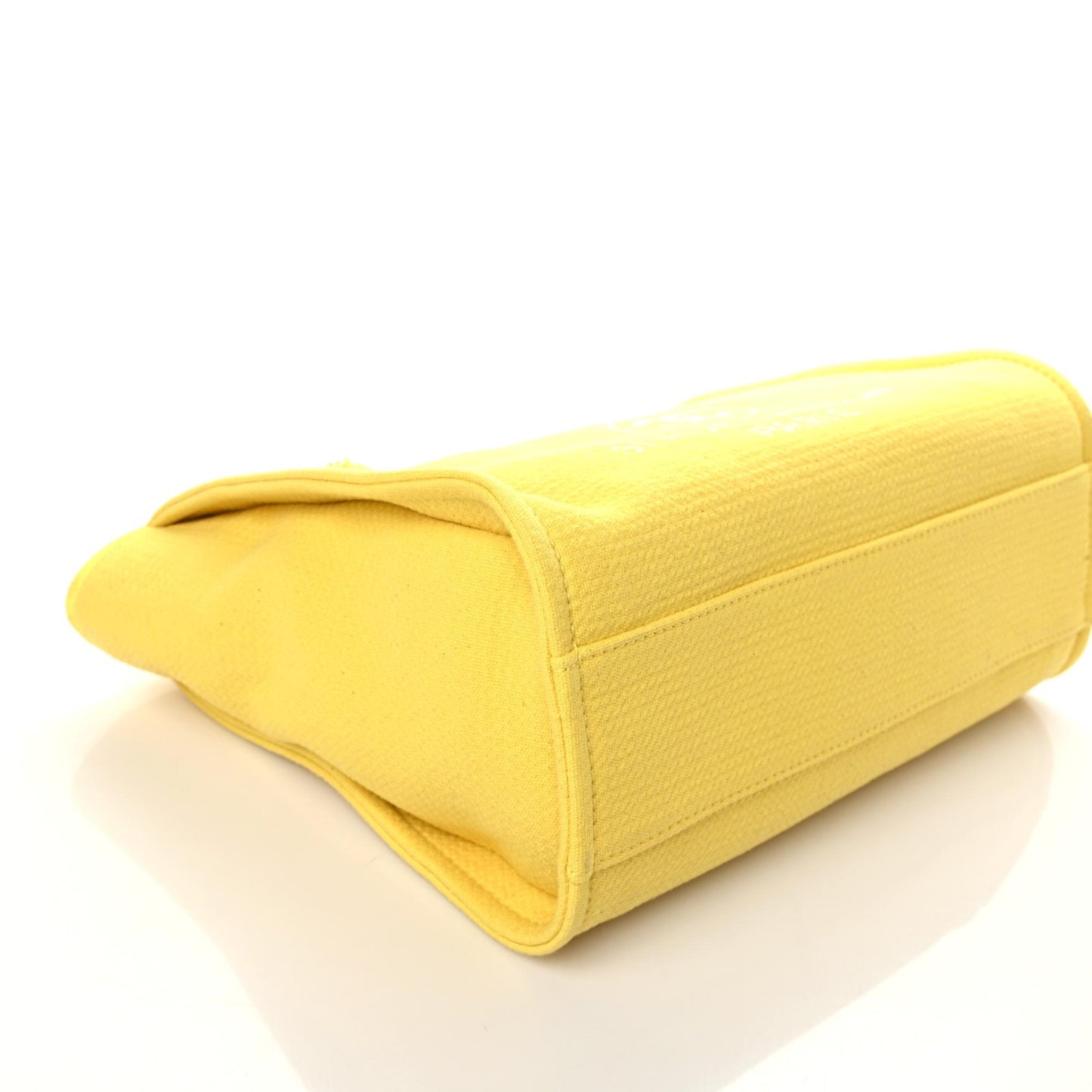 Mixed Fibers Small Deauville Tote Yellow