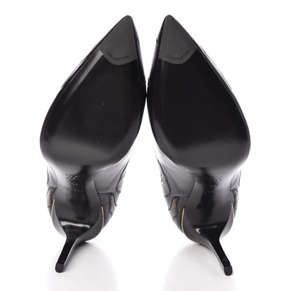 Louis Vuitton Calfskin Monogram Hypnotic Pumps 40 Black 5 of 9
