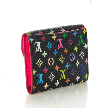 Louis Vuitton Monogram Multicolor Business Card Holder Black Grenade 3 of 7