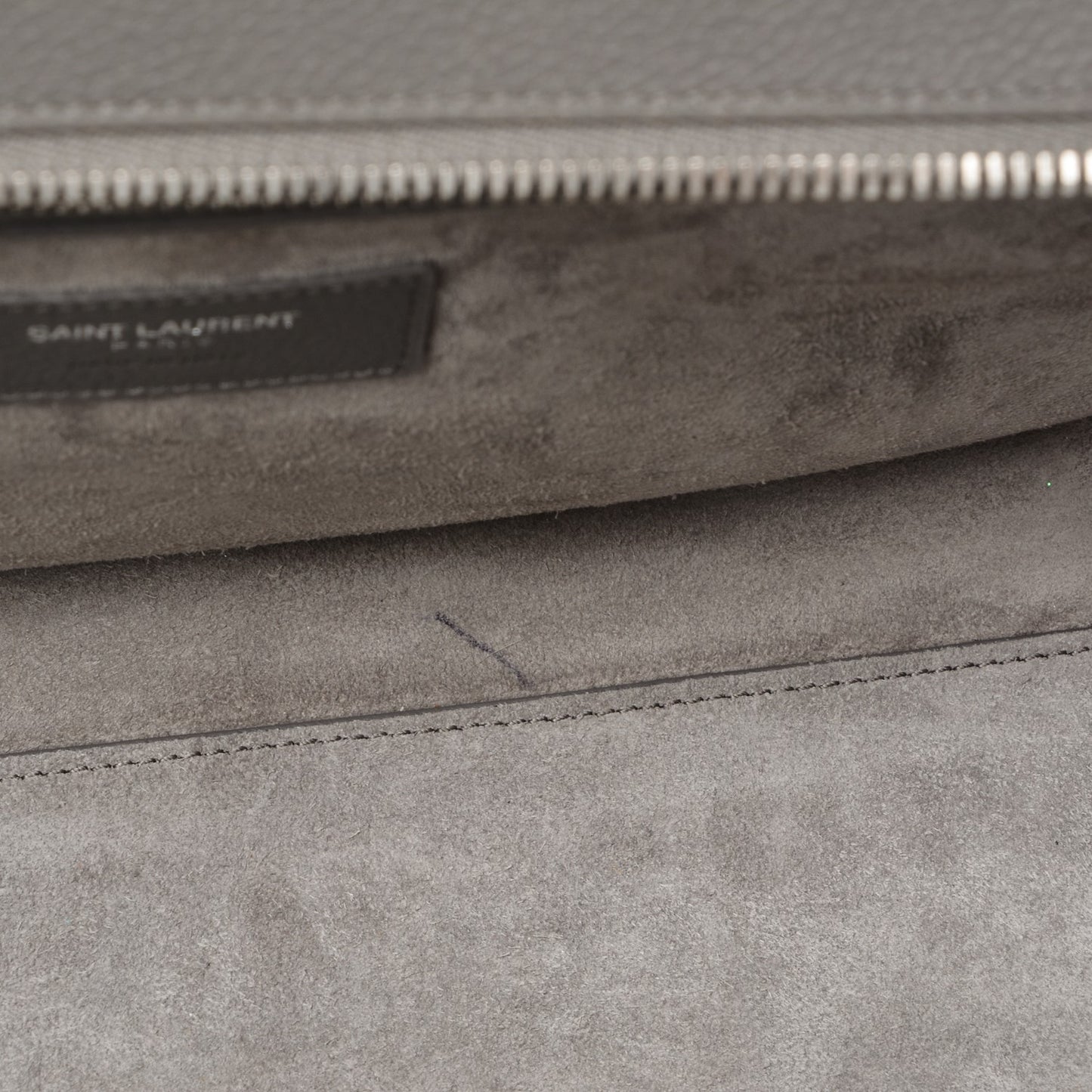 Grained Calfskin Small Rive Gauche Cabas Fog