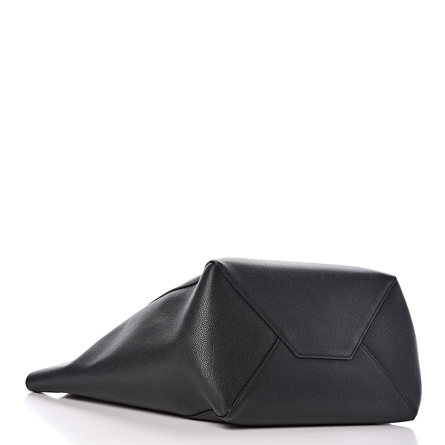 Soft Grained Calfskin Small Belt Cabas Phantom Black