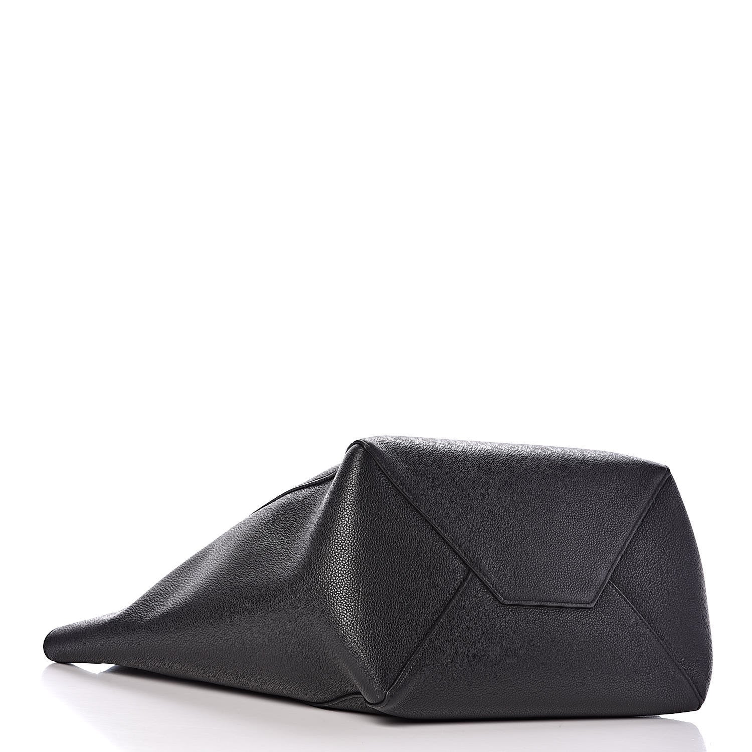 Celine Soft Grained Calfskin Small Belt Cabas Phantom Black 4 of 16