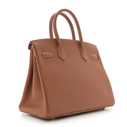 Hermes Togo BIRKIN 30 Gold 3 of 11