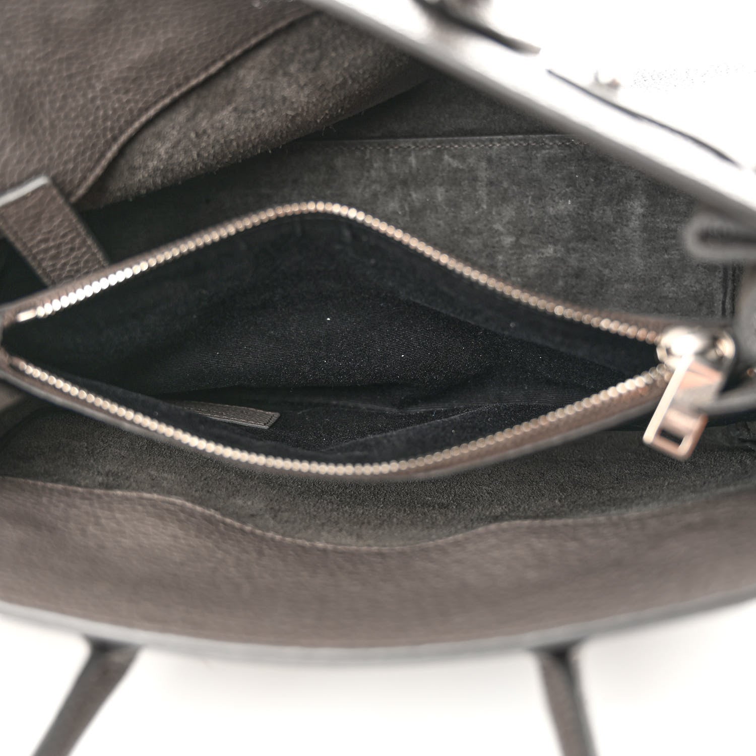 Saint Laurent Grained Calfskin Baby Sac De Jour Souple Fog 7 of 15