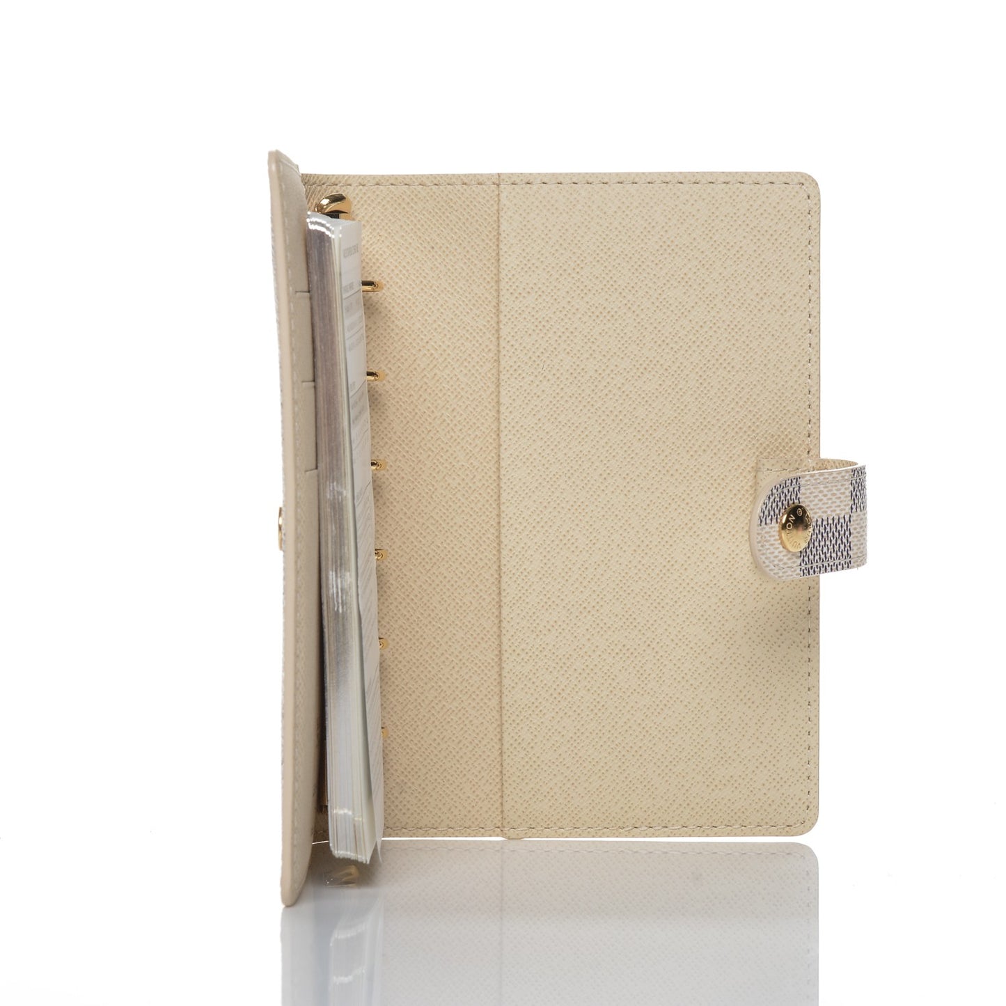 Damier Azur Small Ring Agenda Cover