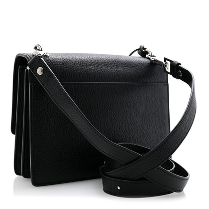 Saint Laurent Calfskin Medium Monogram Sunset Satchel Black 3 of 13